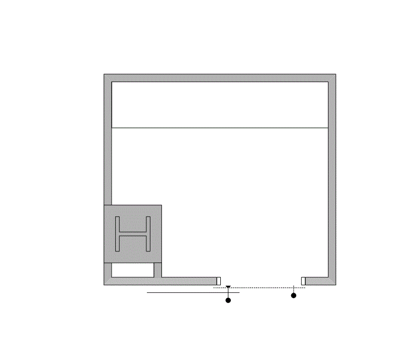 Floor plan of Flexible Office Space for Rent at 4100 Alpha Rd 435