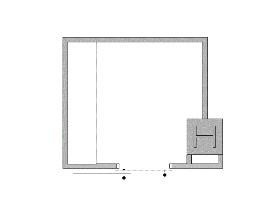 Floor plan of Flexible Office Space for Rent at 4100 Alpha Rd 438