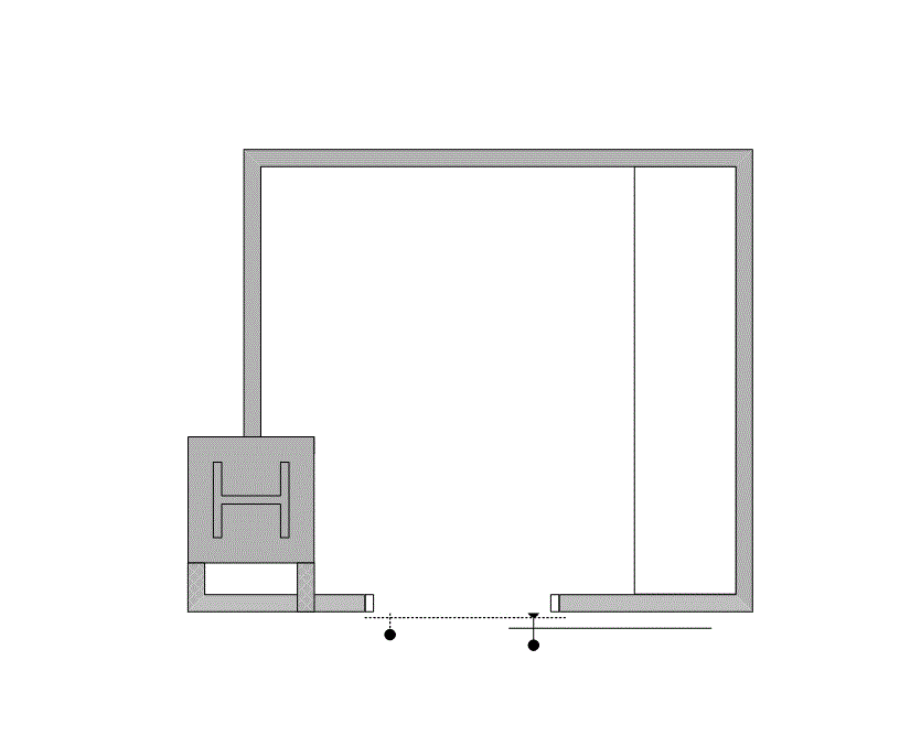 Floor plan of Flexible Office Space for Rent at 4100 Alpha Rd 440