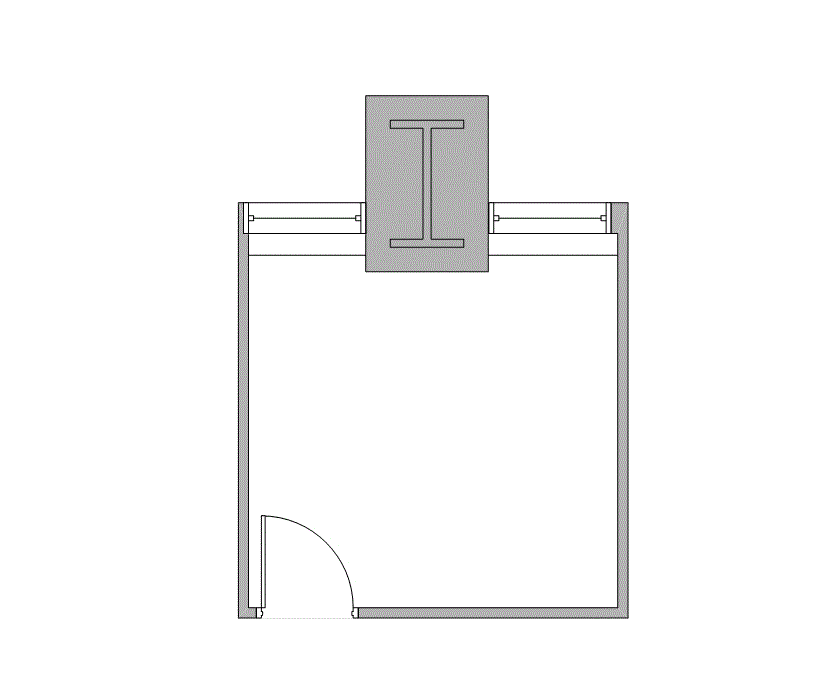 Floor plan of Flexible Office Space for Rent at 4100 Alpha Rd 464