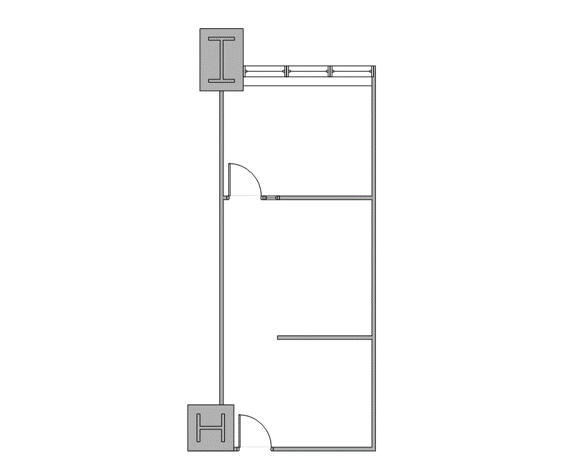 Floor plan of Flexible Office Space for Rent at 4100 Alpha Rd 474