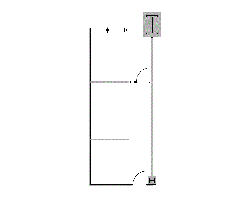 Floor plan of Flexible Office Space for Rent at 4100 Alpha Rd 476