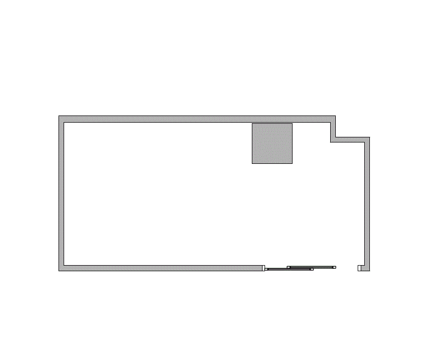 Floor plan of Flexible Office Space for Rent at 4101 McEwen 439