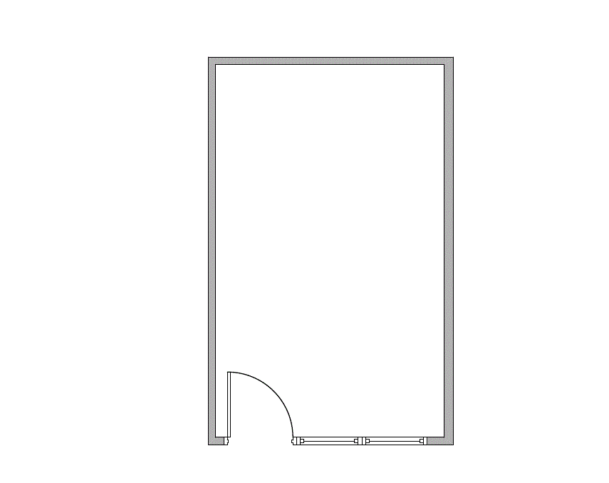 Floor plan of Flexible Office Space for Rent at 4101 McEwen 441