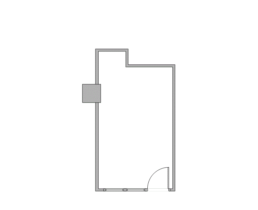Floor plan of Flexible Office Space for Rent at 4101 McEwen 443