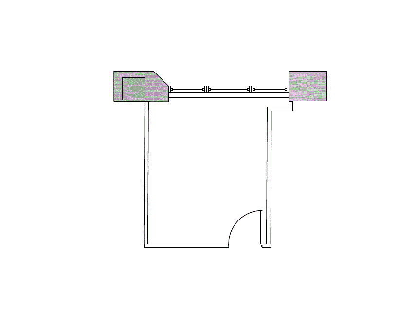 Floor plan of Flexible Office Space for Rent at 4101 McEwen 524
