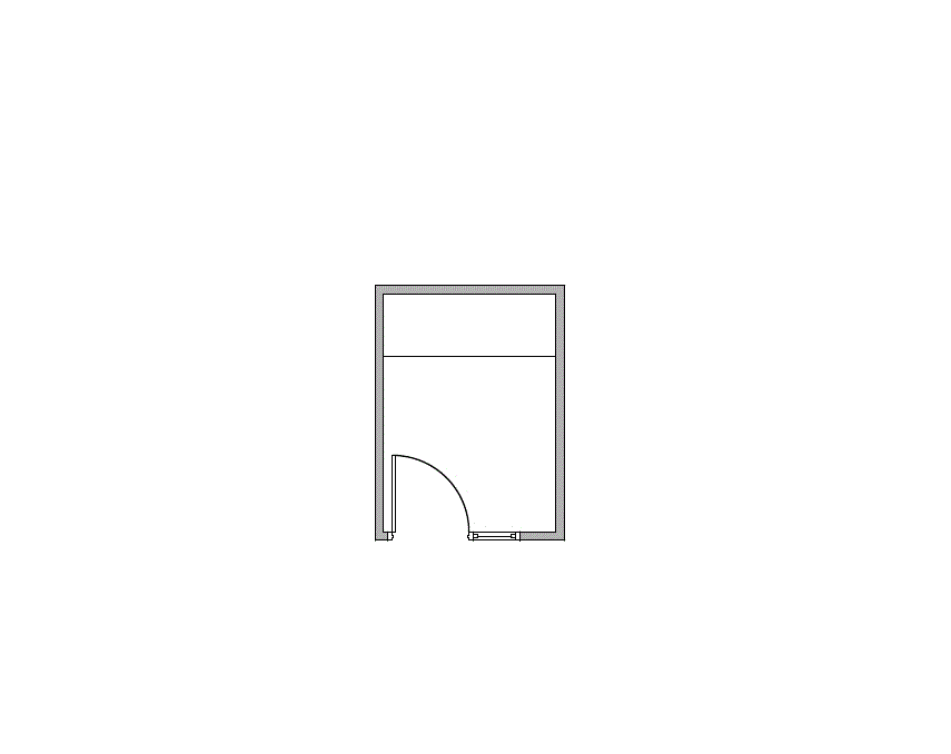 Floor plan of Flexible Office Space for Rent at 2310 Parklake Drive 445