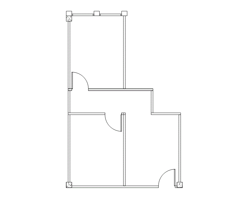 Floor plan of Flexible Office Space for Rent at 2310 Parklake Drive 470