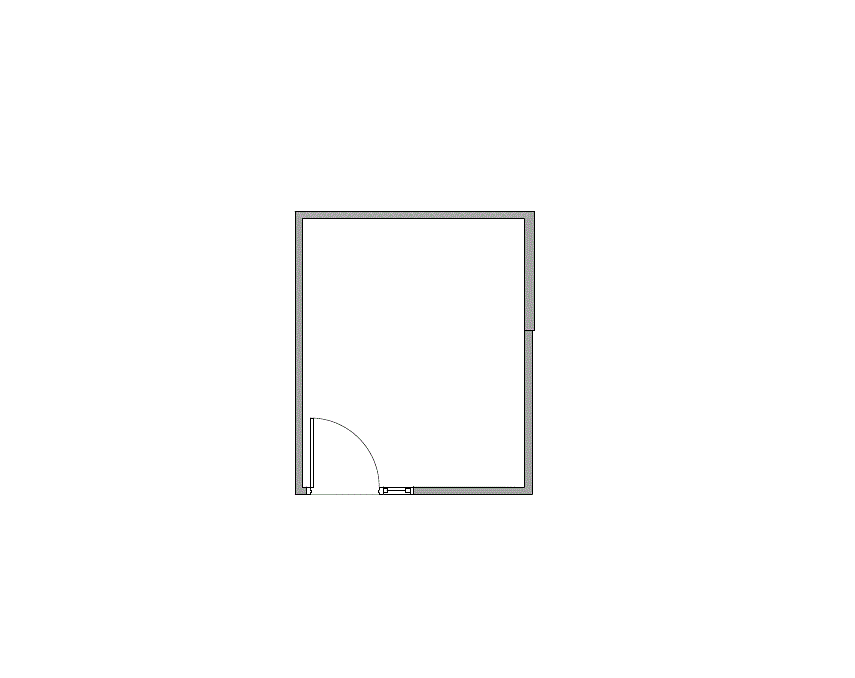 Floor plan of Flexible Office Space for Rent at 2302 Parklake Drive 513
