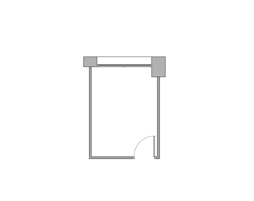 Floor plan of Flexible Office Space for Rent at 2302 Parklake Drive 528