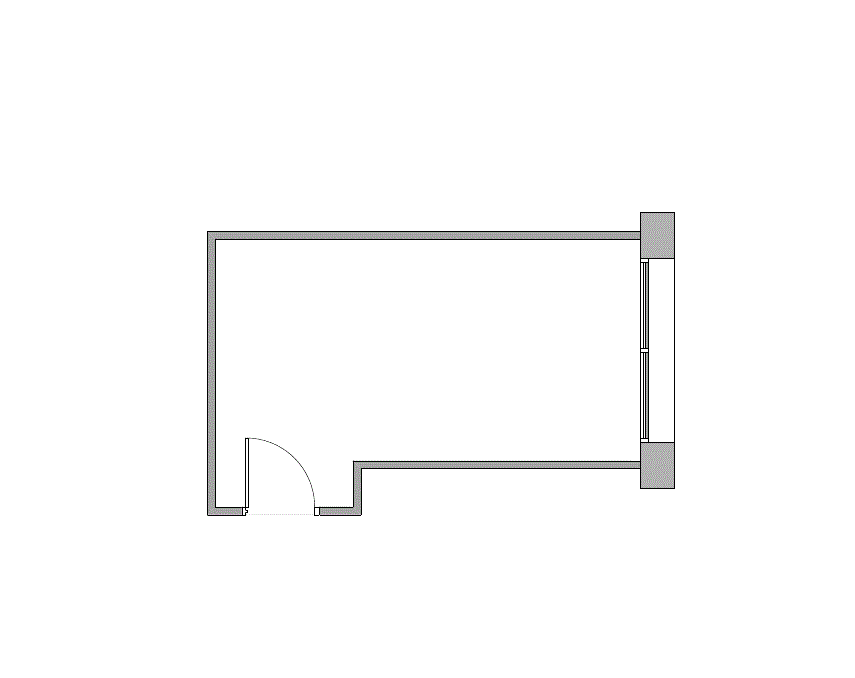 Floor plan of Flexible Office Space for Rent at 2302 Parklake Drive 584
