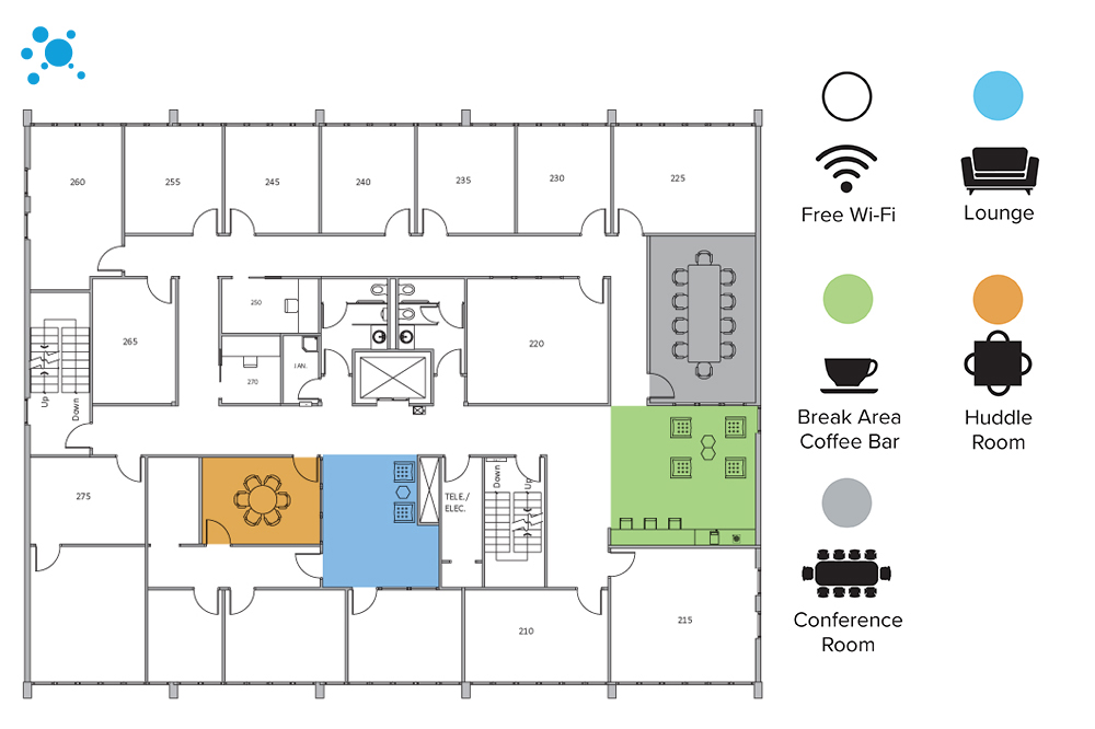 Interior images of Flexible office space at 14201 - 14291 E 4th Avenue 6