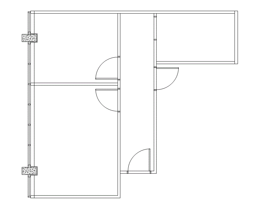 Floor plan of Flexible Office Space for Rent at 14201 - 14291 E 4th Avenue 4-200
