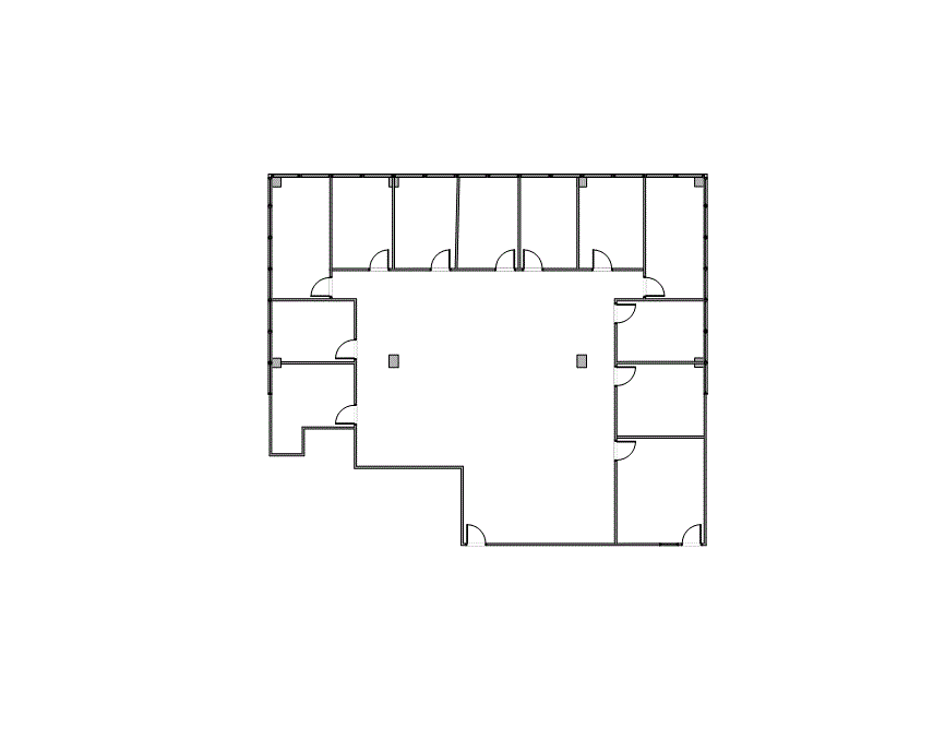 Floor plan of Flexible Office Space for Rent at 10333 Harwin Drive 540.WS