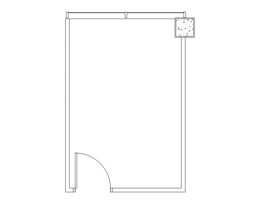 Floor plan of Flexible Office Space for Rent at 10333 Harwin Drive 540F