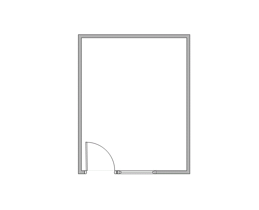 Floor plan of Flexible Office Space for Rent at 7676 Hillmont 128B