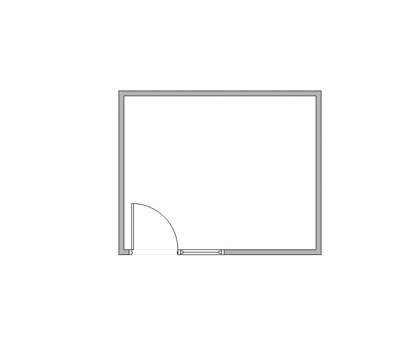 Floor plan of Flexible Office Space for Rent at 7676 Hillmont 240Q