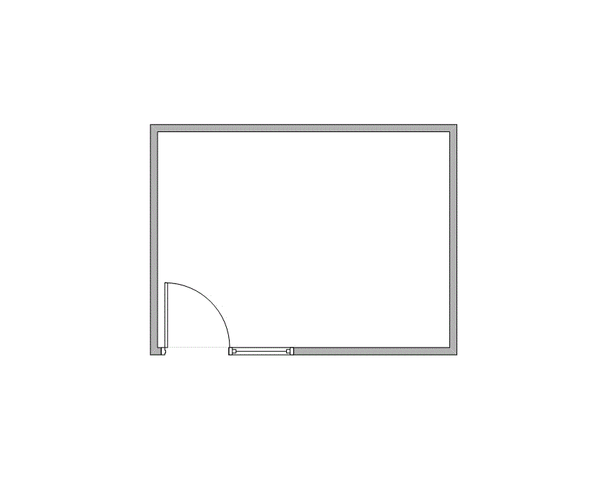 Floor plan of Flexible Office Space for Rent at 7676 Hillmont 240S