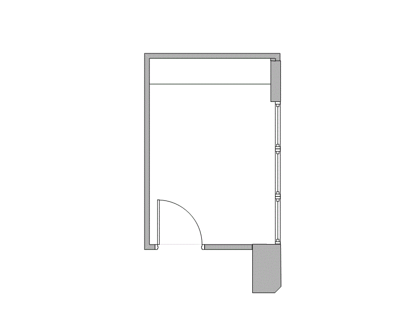 Floor plan of Flexible Office Space for Rent at 7676 Hillmont 240U