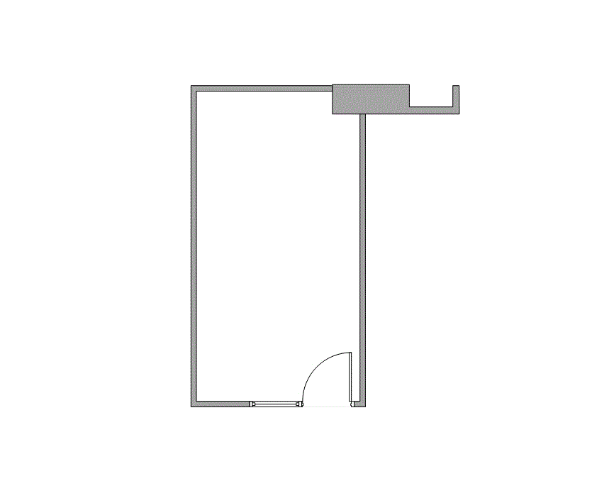 Floor plan of Flexible Office Space for Rent at 7676 Hillmont 290A