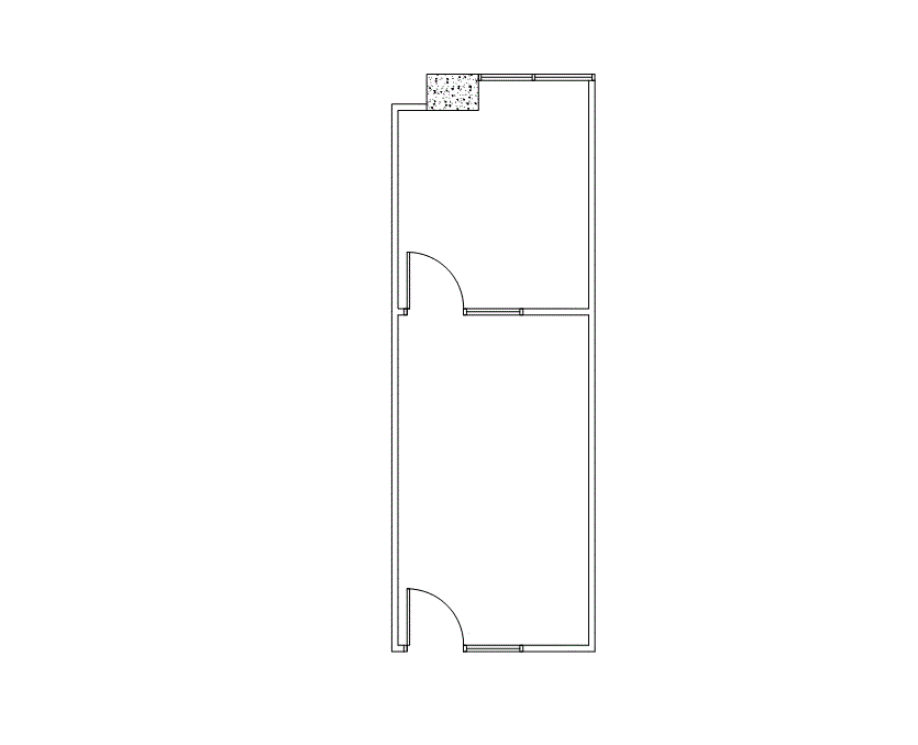 Floor plan of Flexible Office Space for Rent at 7676 Hillmont 290AA