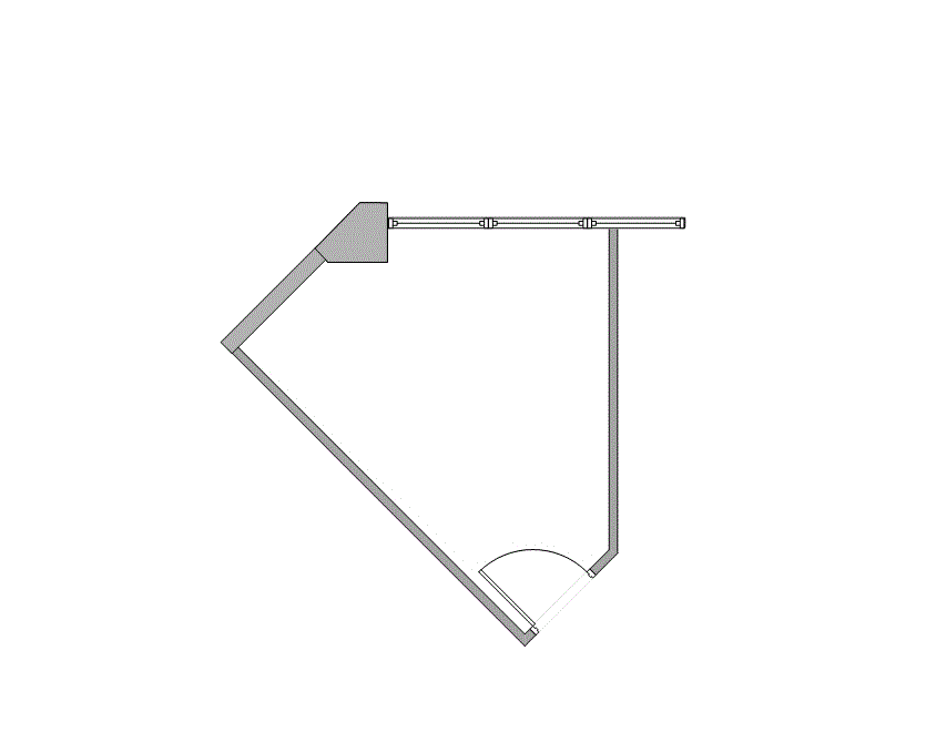 Floor plan of Flexible Office Space for Rent at 7676 Hillmont 290D