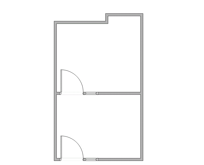 Floor plan of Flexible Office Space for Rent at 7676 Hillmont 310-B