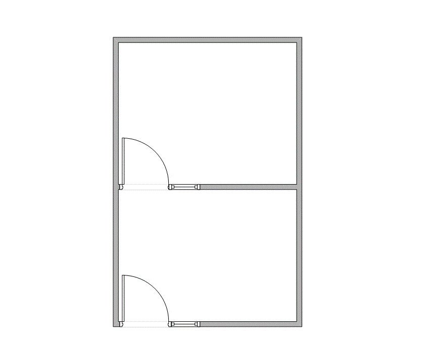 Floor plan of Flexible Office Space for Rent at 7676 Hillmont 310-C