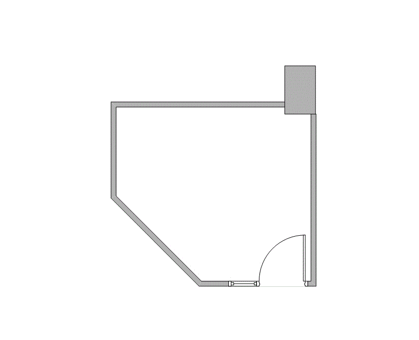 Floor plan of Flexible Office Space for Rent at 7676 Hillmont 310-I