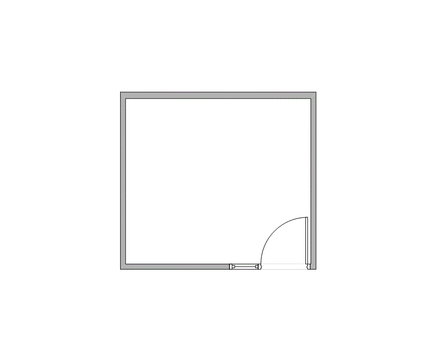Floor plan of Flexible Office Space for Rent at 7676 Hillmont 310-M