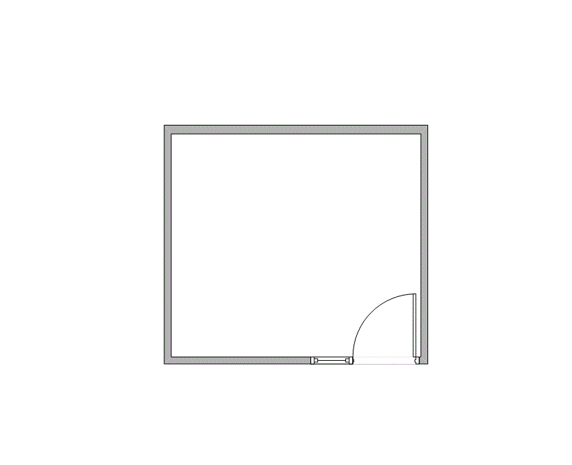 Floor plan of Flexible Office Space for Rent at 7676 Hillmont 310-N
