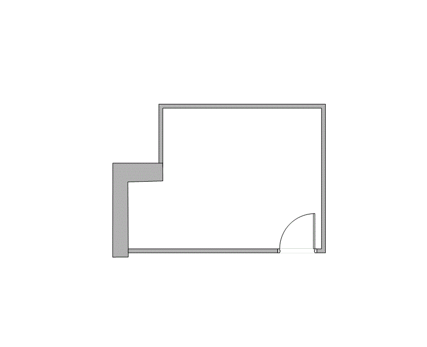 Floor plan of Flexible Office Space for Rent at 7676 Hillmont 344-01