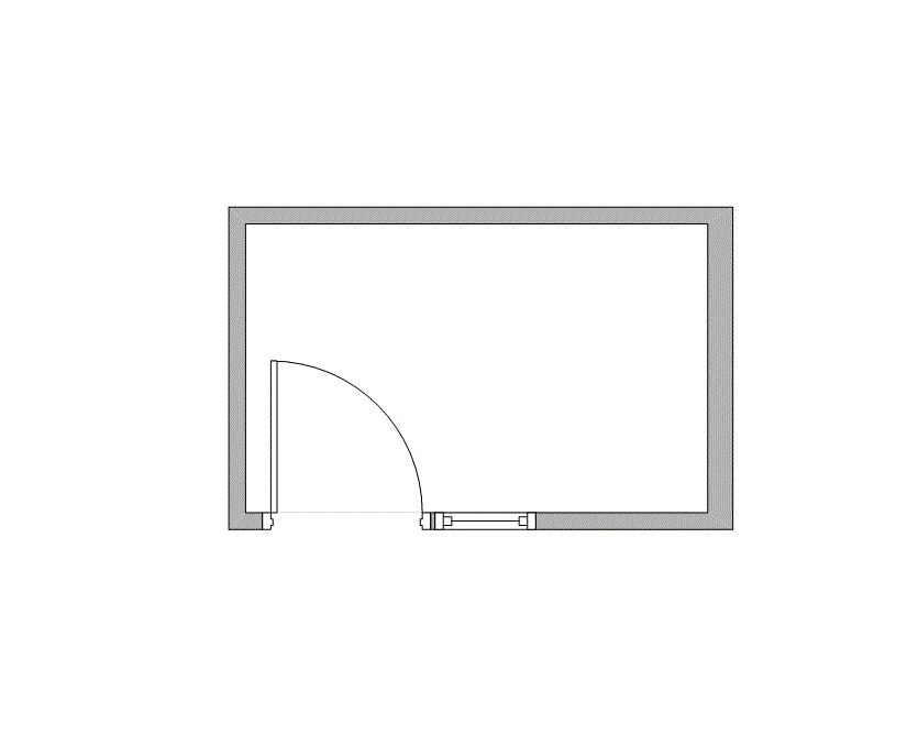 Floor plan of Flexible Office Space for Rent at 7676 Hillmont 344-16