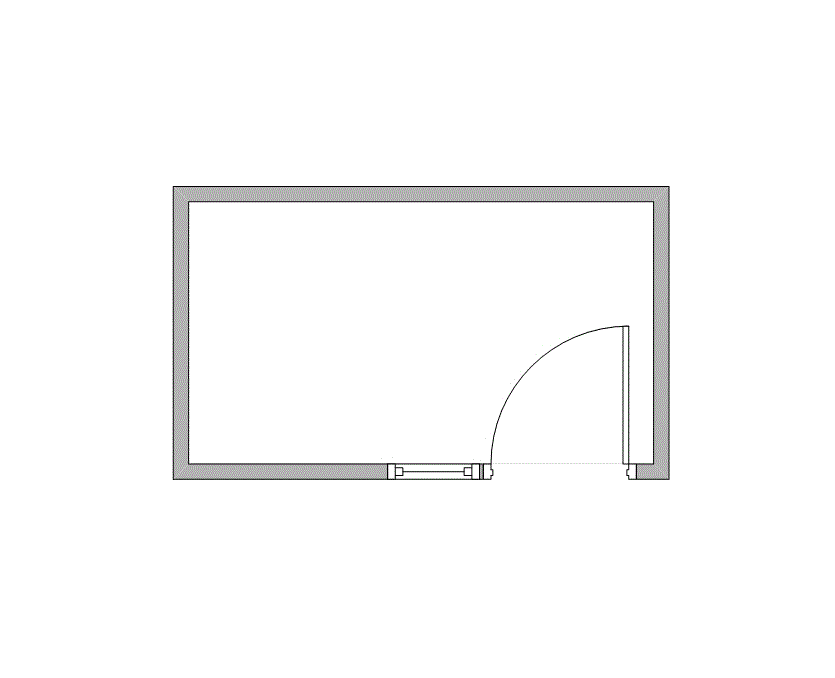 Floor plan of Flexible Office Space for Rent at 7676 Hillmont 344-17