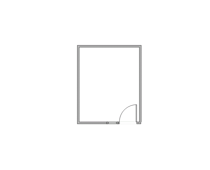 Floor plan of Flexible Office Space for Rent at 7676 Hillmont 344-23
