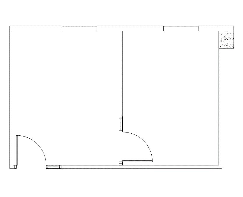 Floor plan of Flexible Office Space for Rent at 1120 NASA Parkway 642