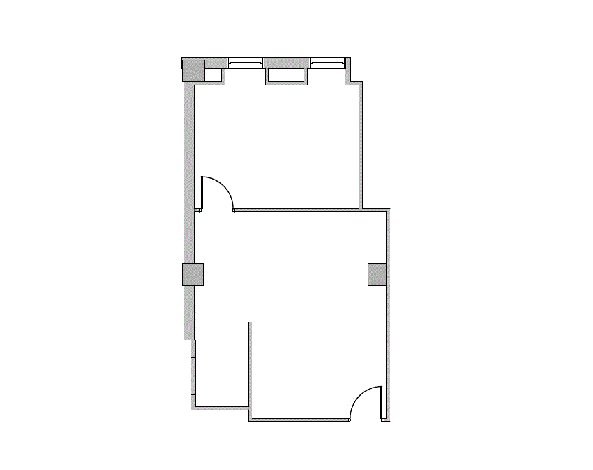 Floor plan of Flexible Office Space for Rent at 3100 East 45th Street 430