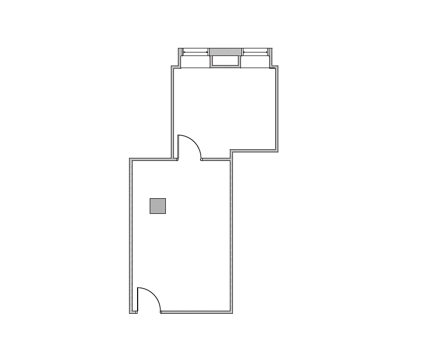 Floor plan of Flexible Office Space for Rent at 3100 East 45th Street 438